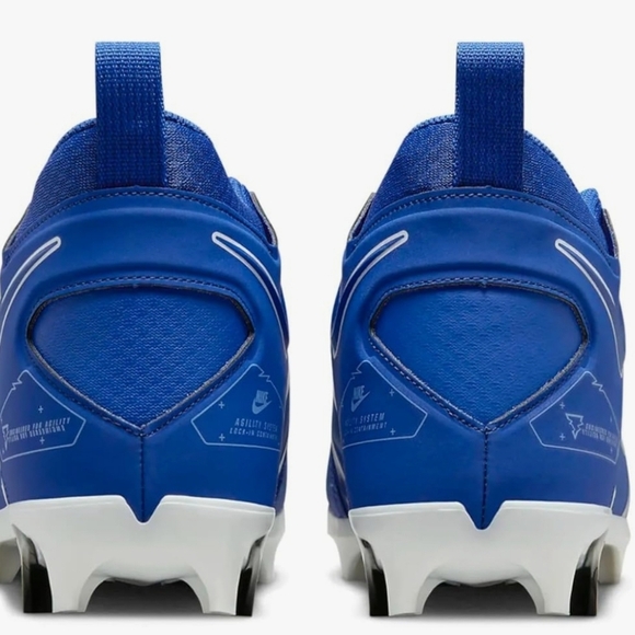 Nike Alpha Menace Pro 3 - Game Royal/White Cleats Size 10 main image 6